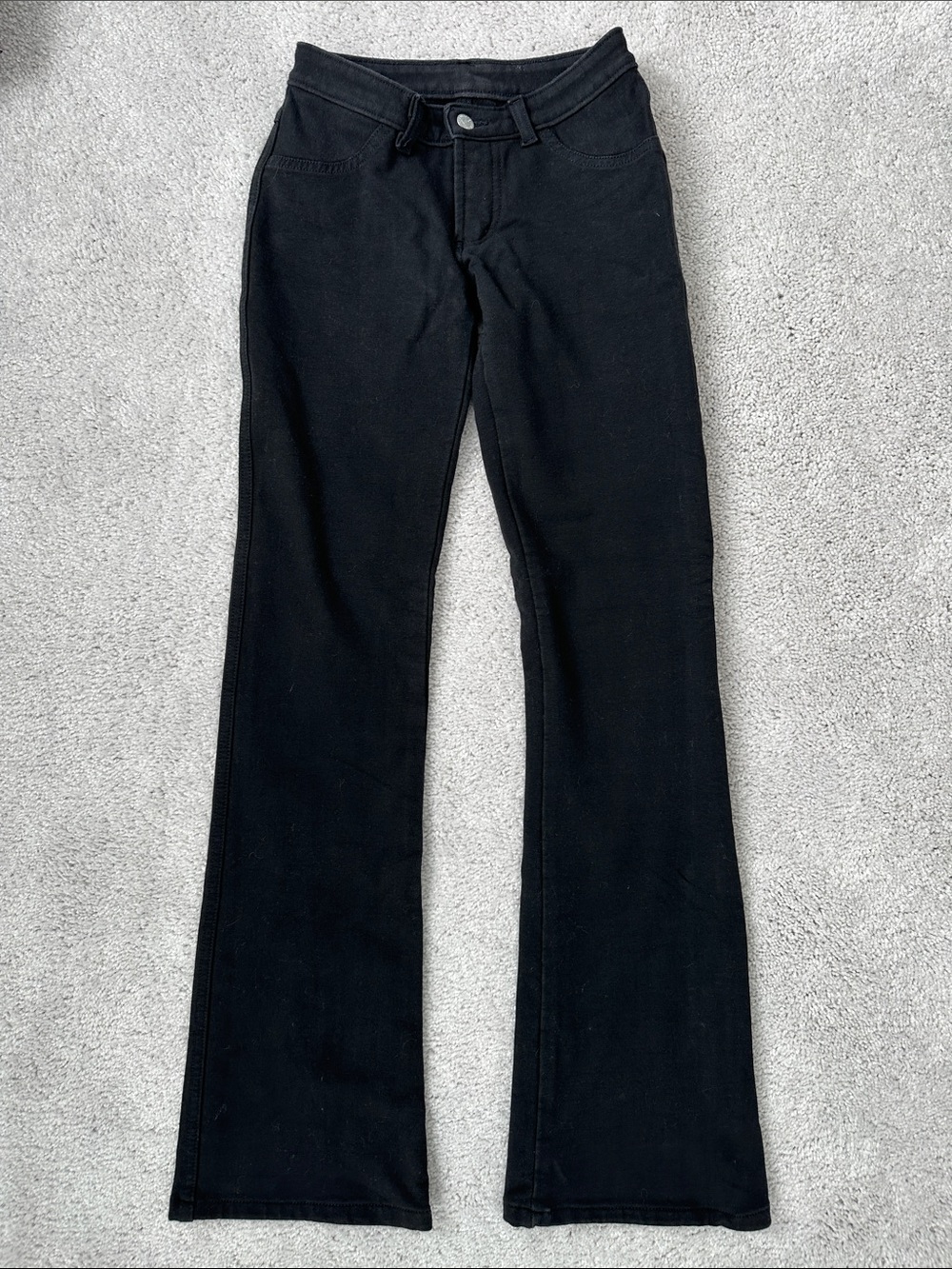 Bwik Y2K Vintage Bootcut Black Pants Super Stretch XS